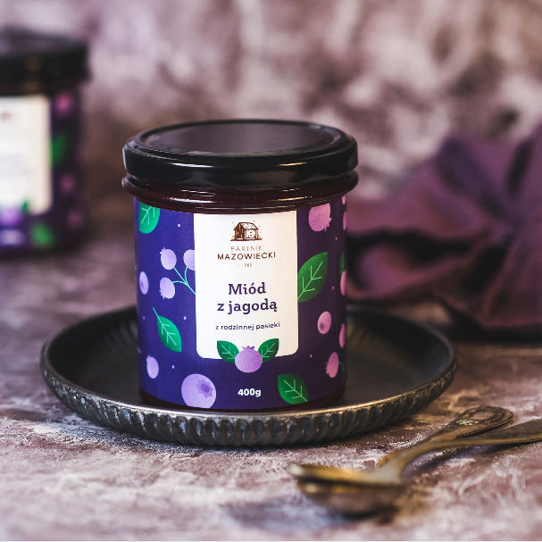Miód z jagodą