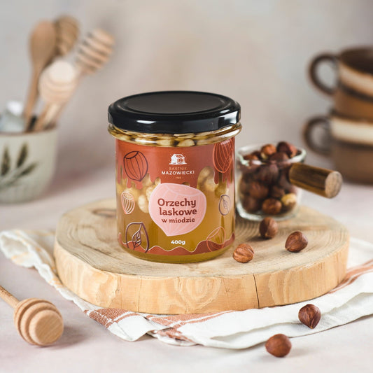 Orzechy laskowe w miodzie