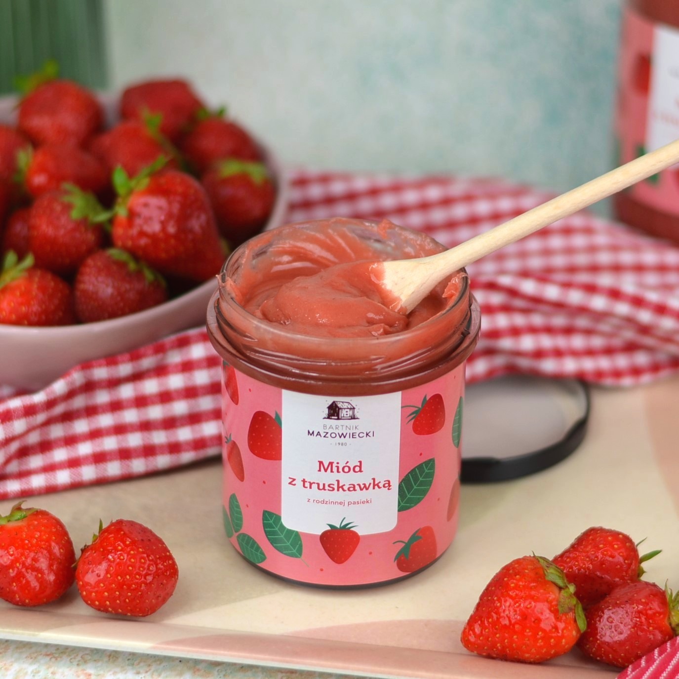 Miód z truskawką